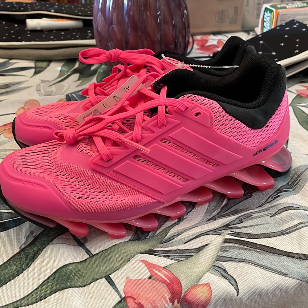 Adidas hot pink springblade drive shoe women’s 9